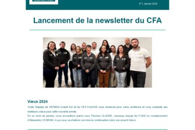 La 1ère newsletter du CFA